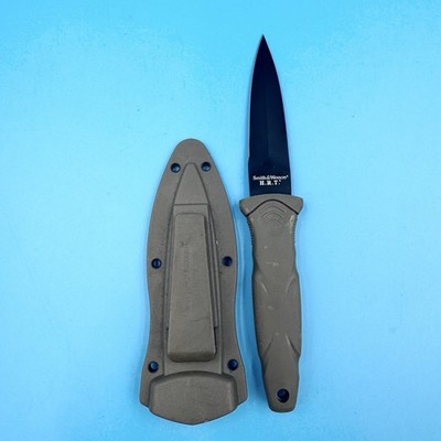 Smith & Wesson SWHRT3BF Hostage Rescue Team false edge boot knife 7 1/4'' overall