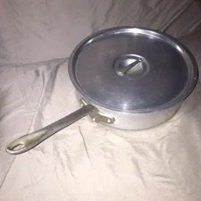 Duraware 396  6qt Saute' Pan With #8125 Bloomfield Lid Used In Great Condition