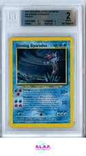 SHINING GYARADOS UNLIMITED POKÉMON 65/64 2001 NEO REVELATION HOLO EN BGS 2