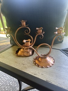 Gregorian Copper Candle Holder | eBay