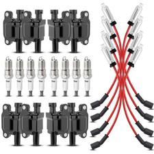 For Chevy Gmc 5.3l 6.2l Uf413 High Performance Ignition Coil Spark Plug Wire