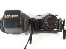Minolta X-370 35mm SLR w/ MD 50mm f1.7 Lens, 1A Filter, Minolta Leather Case
