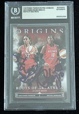 Cheyenne Parker Rhyne Howard Signed 2023 Origins WNBA Roots of Greatness BAS