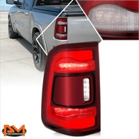 For 19-24 Ram 1500 Driver Left Side Chrome Taillight Assembly Stop Brake Lamp