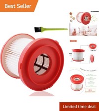 HEPA Filter Replacement for Milwaukee Cordless 2 Gallon Vacuums - 2 Pack