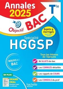 Annales Objectif BAC 2025 - Spécialité HGGSP - suje... | Buch | Zustand sehr gut