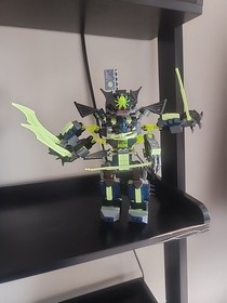 LEGO Ninjago Titan Mech Battle #70737 - Ghost Mech ONLY -Near Complete See Descp