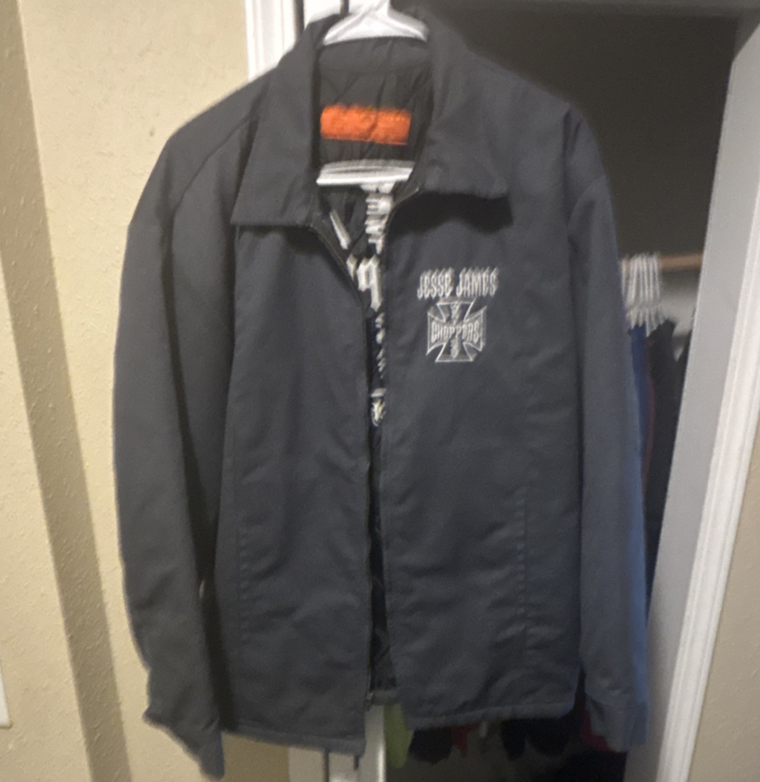 Holy Grail West Coast Choppers Motorcycle Zip Work Jacket La