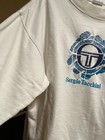 Vintage Sergio Tacchini Big Logo White Sweatshirt Size L Hip-Hop 80s 90s Tennis — photo 2