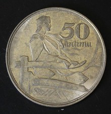 LATVIA 50 Santimu 1922 - Nickel - VF - 2243