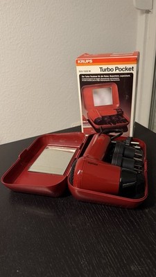 Krups Turbo Pocket Typ 415 Haartrockner, Tragbar für Reisen und Camping NEU