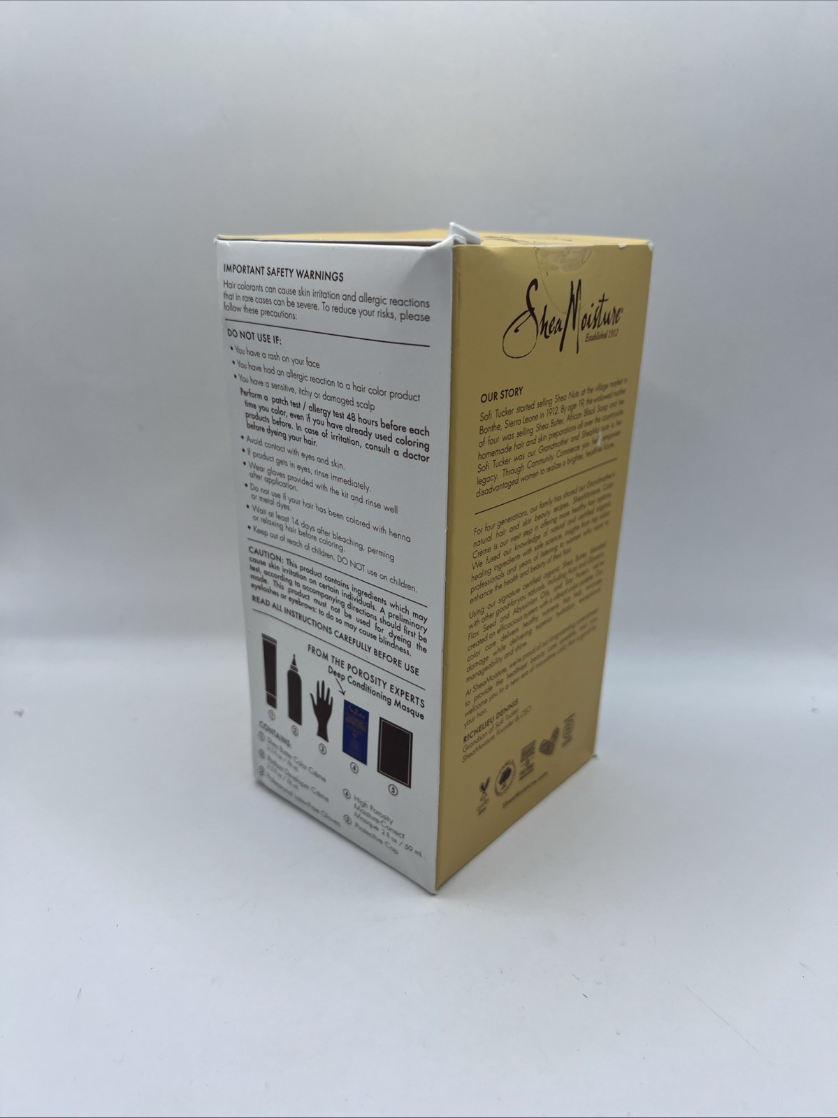SHEA MOISTURE Nourishing Moisture Rich Color Creme MEDIUM BLONDE NEW
