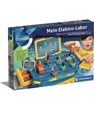 Clementoni Galileo Lab   Mein Elektro-Labor, spannender Experimentierkasten,
