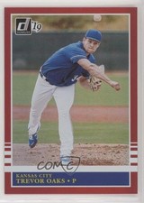 2019 Panini Donruss Retro 1985 Holo Red Trevor Oaks #204 fm0