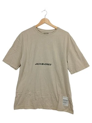 Jack & Jones T-shirt Homme Beige Logo Basic (EU 48, INT M) - Photo 1/3