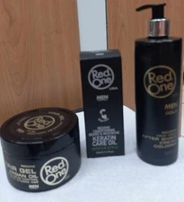 RedOne Keratine Set Of 3 Beard & moustache-Cream-Oil-Gel After Shave