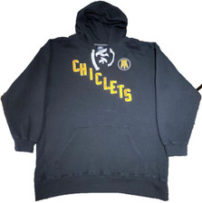 Barstool Sports Hoodie Mens 2XL Black Hockey Spittin Chiclets Diagonal Stitched