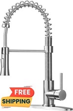 Grifo monomando para fregadero de cocina de arco alto con un solo orificio NUEVO