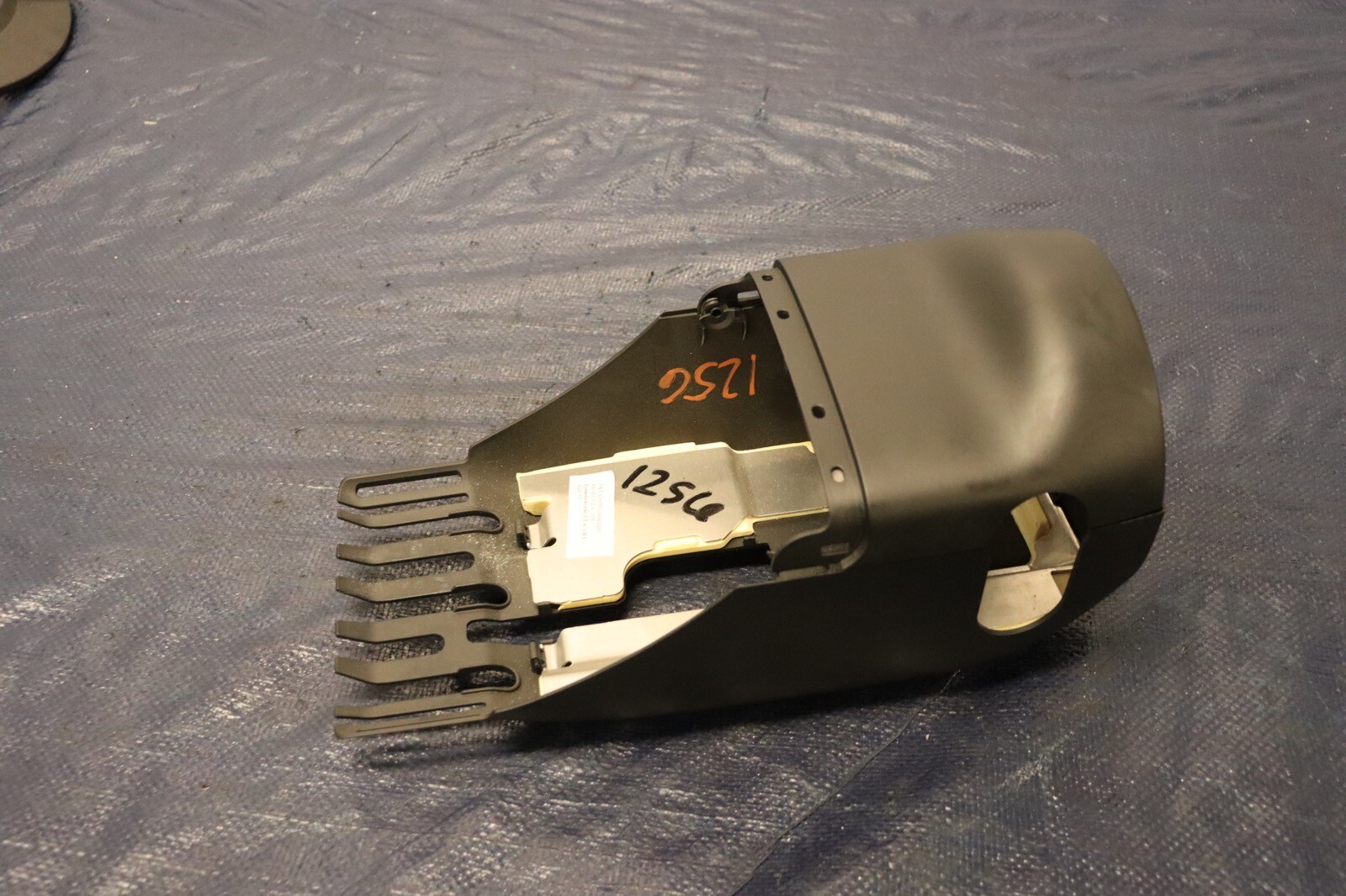 2012 AUDI R8 5.2 QUATTRO SPYDER V10 OEM BLACK STEERING COLUMN COVER #1256