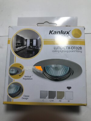 Kanlux LUTO CTX-DT2B-W 12V LED Gx5,3 Deckenbeleuchtung Punktarmatur weiß m(48)