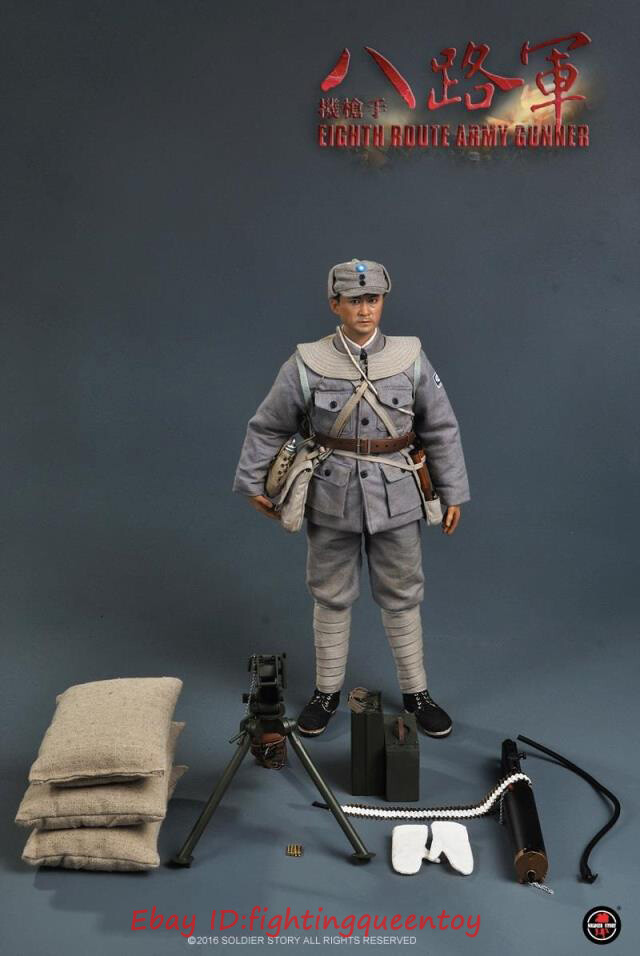 Soldier Story SS098 1/6 GUNNER 中国国民革命軍第八 Soldier Story SS098 WWII Eighth Route Army Gunner 1/6 Figure