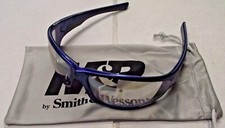 Smith  Wesson SW101-90-ID Shooting Glasses Blue Frame I/O Lens