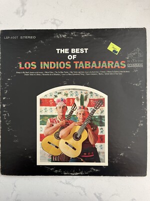 Los Indios Tabajaras  The Best Of  RCA Records LP Vinyl Exc Cover Good 1968