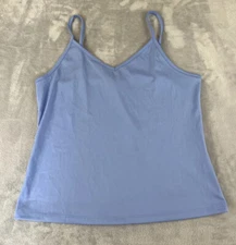 INC International Concepts womens vneck blue cami size Large
