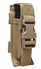 VISM Single Pistol Magazine Pouch MOLLE Tactical Duty Gear Hunting TAN