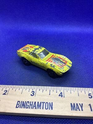 Vintage Road Mates Sears Playart 7136 Corvette Sting Ray Yellow