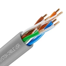 Syston Cat 5e Ethernet Bulk Cable 350MHz 24AWG CMR Copper Wire-250ft Multicolors