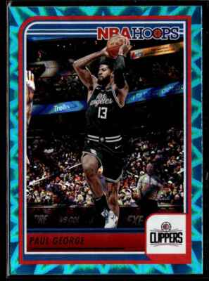 2023-24 Hoops Teal Explosion Paul George Los Angeles Clippers #206