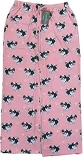 Shih Tzu Unisex Lightweight Cotton Blend Pajama Bottoms- X-Large