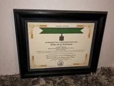 FRENCH ORDER OF LIBERATION (COMMEMORATIVE CERTIFICATE)