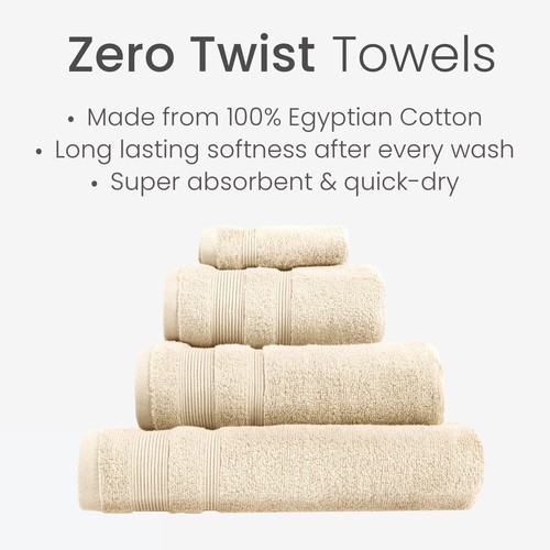 Allure Egyptian Cotton Bath Towels - Super Soft Zero Twist, Absorbent, 500GSM - Picture 109 of 120