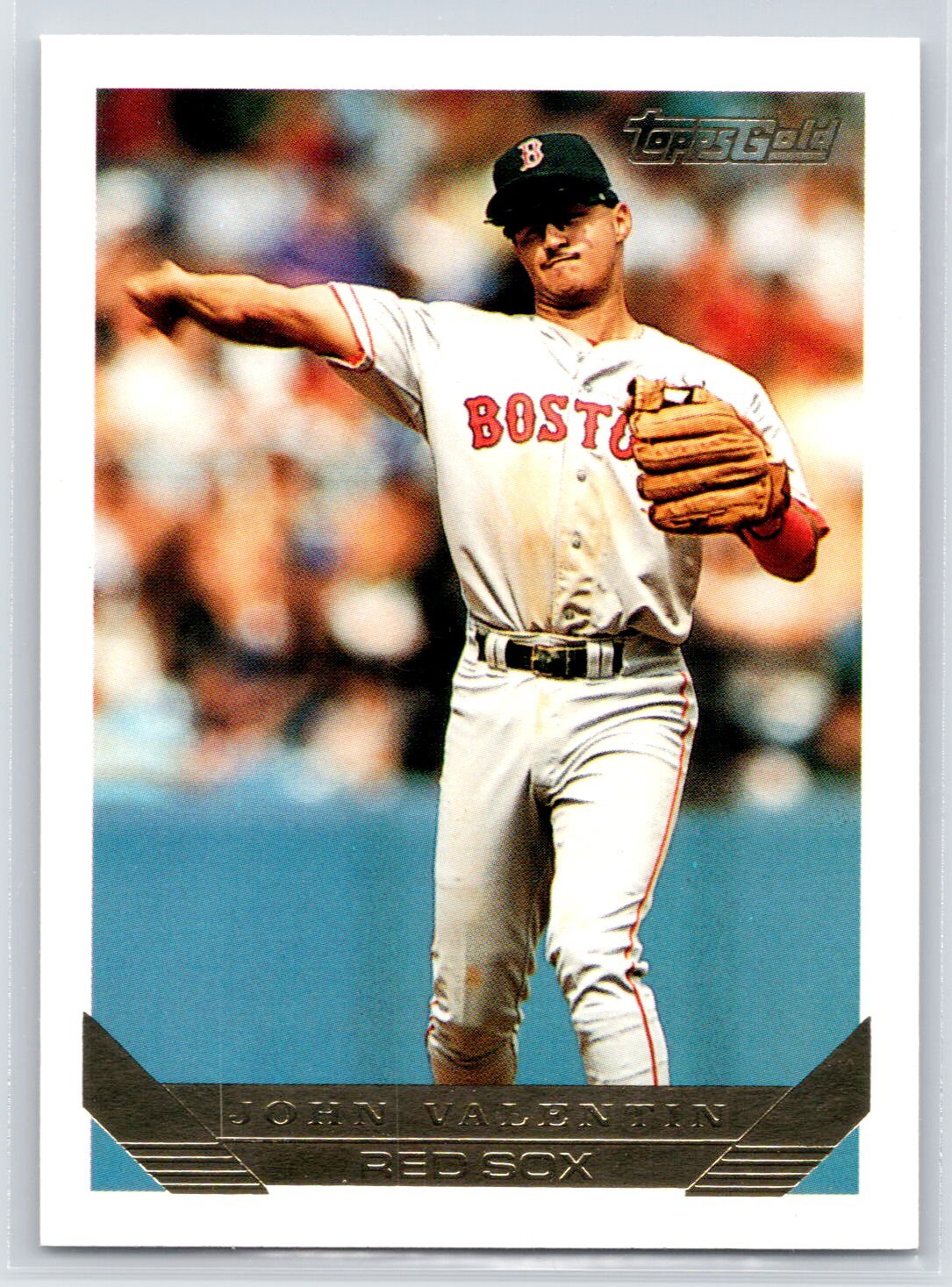John Valentin 1993 Topps Gold #424 Boston Red Sox