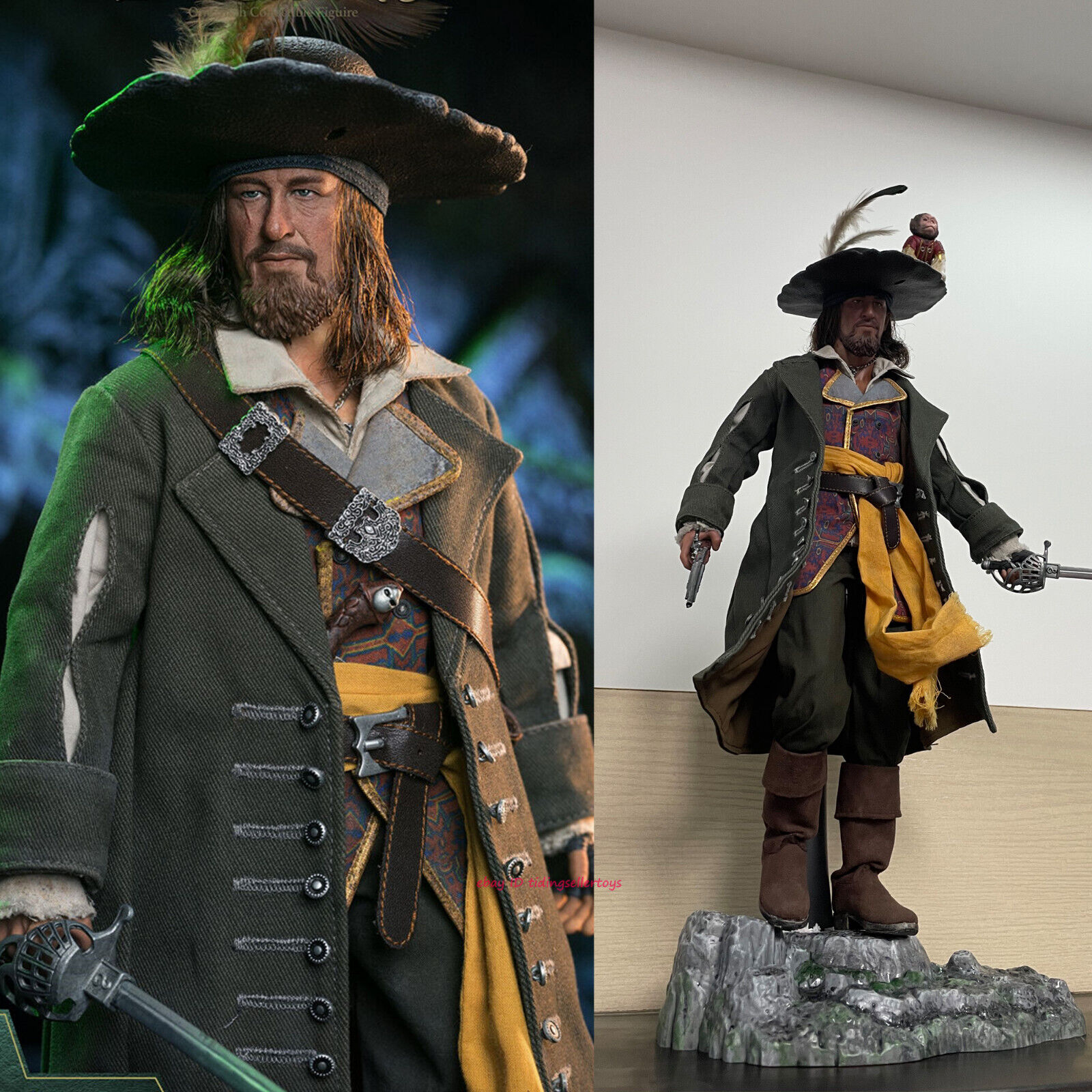 Action Figures SWTOYS Pirates of the Caribbean Hector Barbossa 1/6 12" IN STOCK