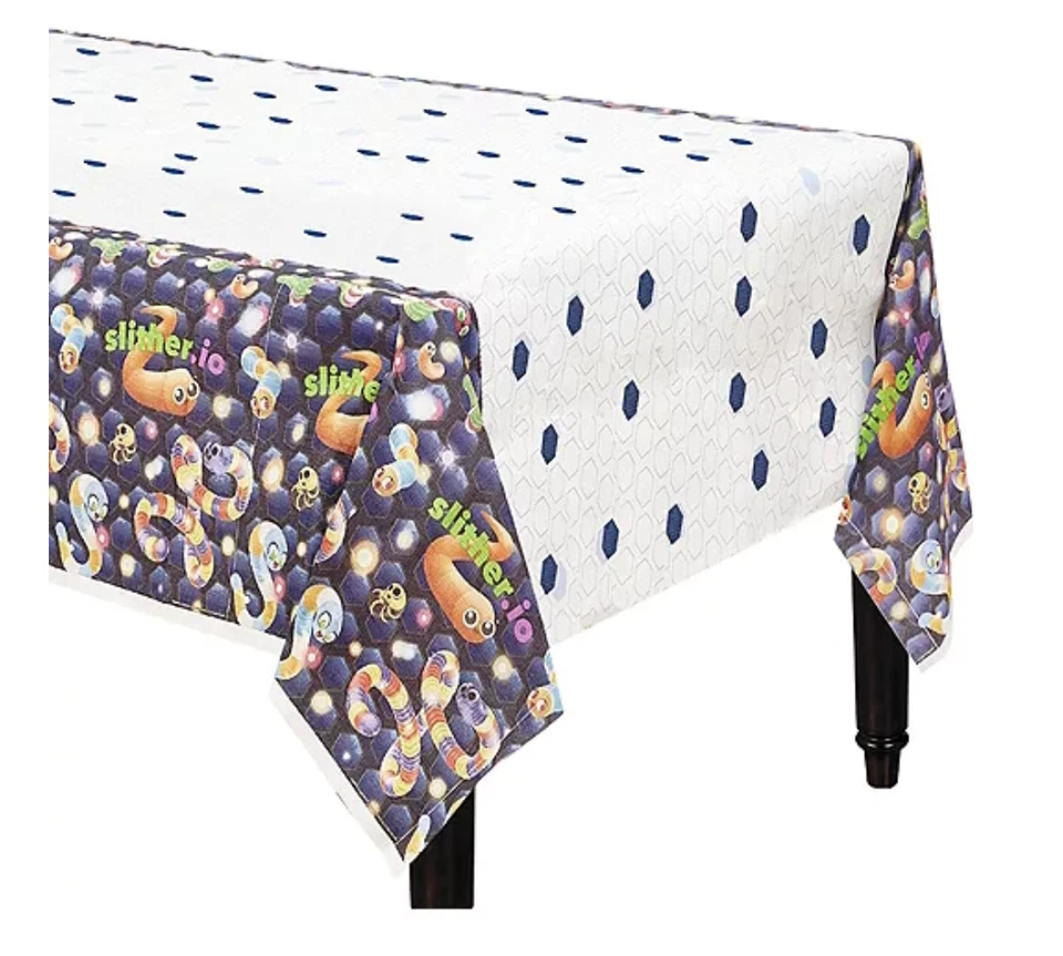 Бумажный настольный чехол Slither.io товары для детского дня рождения геймеров вечеринок Slitherio - Изображение 4 из 4