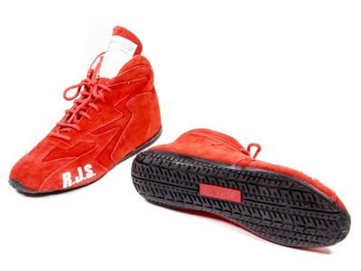 RJS Racing Equipment Redline Shoe Mid-Top Red Size 9 SFI-5