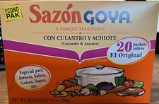 Goya Sazon Seasoning Coriander  Annatto 20 Pack 