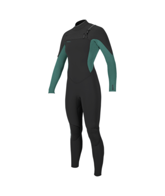 O'Neill Hyperfreak 3/2+ Chest Zip Steamer Wetsuit - Grey/Raven – Long Reef Surf Co