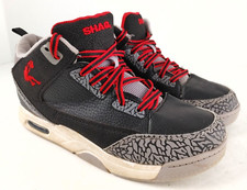 Shaq Boy's Shoes Size 5 BBSQ29AC001 High-Tops Gray Black Red 18622