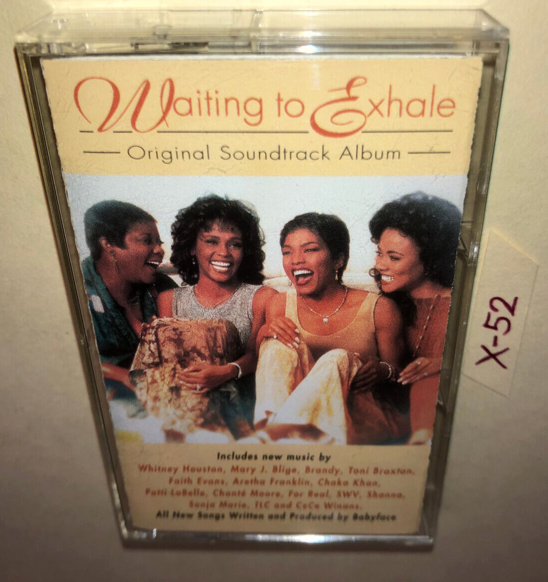 Whitney Houston Waiting To Exhale soundtrack vintage cassette tape