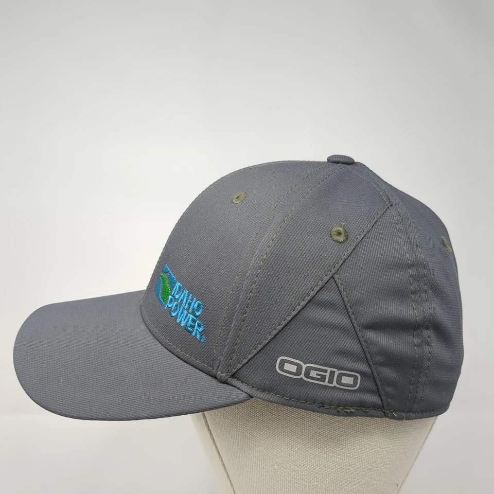 Sombrero ajustado Idaho Power gris L/XL bordado orificios ventilados 6 paneles Ogio Endurance Foto 3 de 4