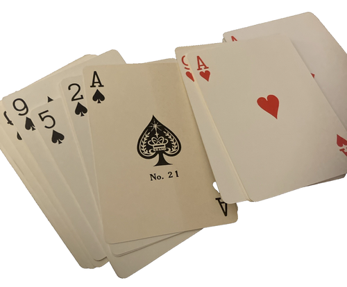 Vintage JUMBO SPIELKARTEN extra groß 5x7" Clown großes komplettes Deck mit Jokern - Bild 4 von 5