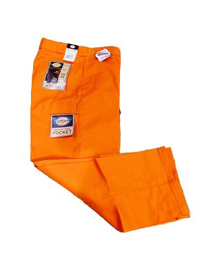 Vintage Y2K Dickies Double Knee Cell Phone Work Pant Orange 85283