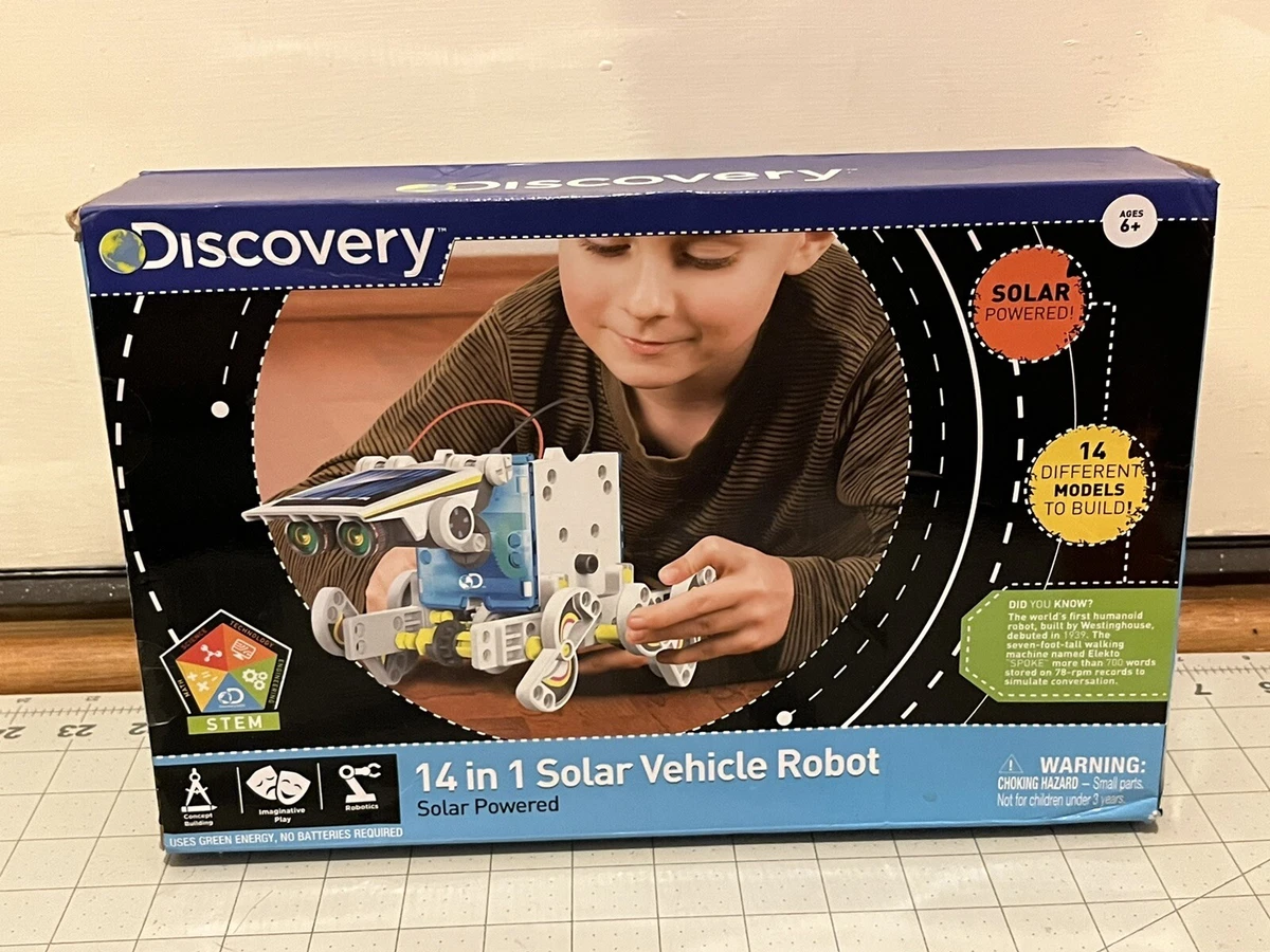 Discovery 14 in 1 Solar Powered Vehicle Robot 14 Different