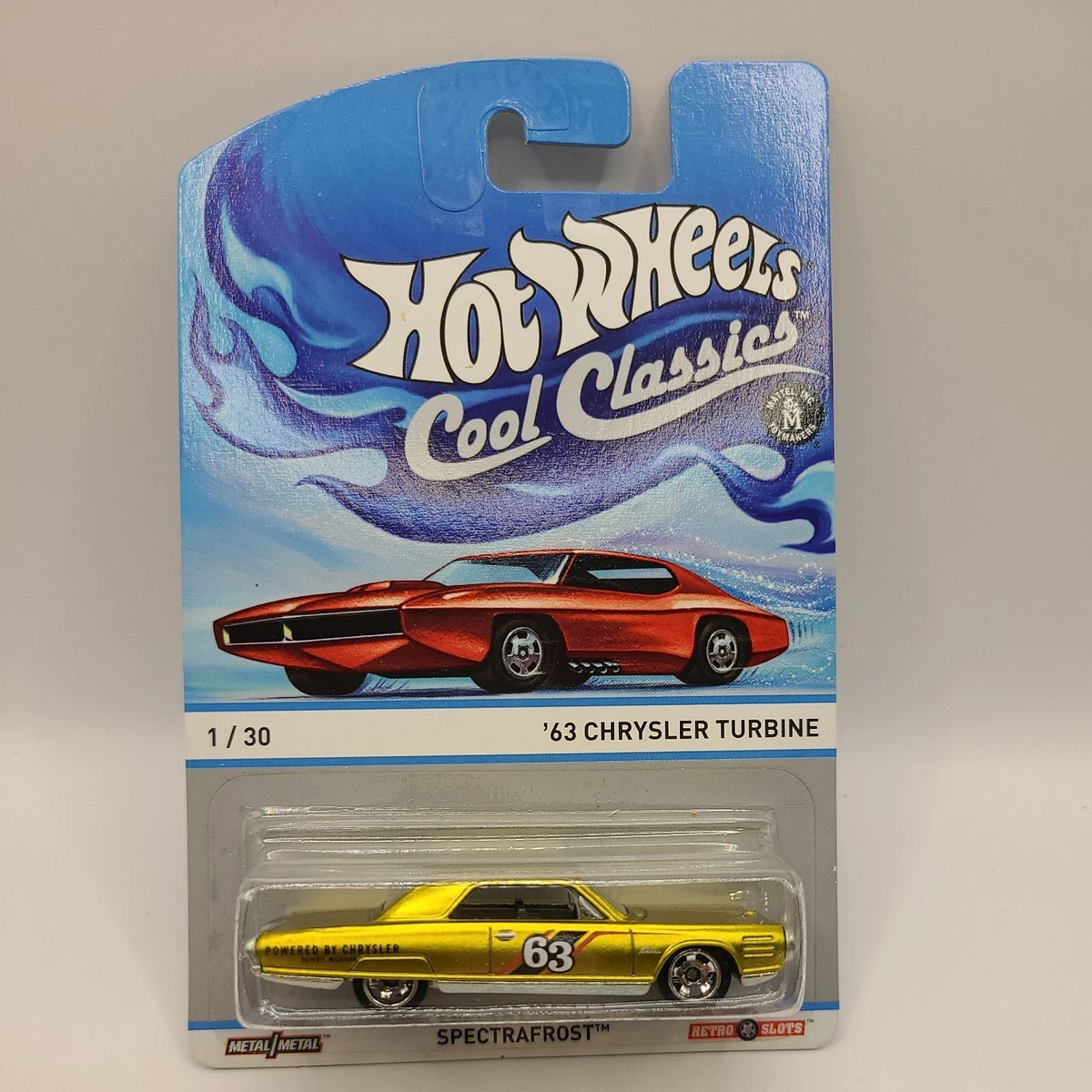 Hot Wheels Cool Classics 63 Chrysler Turbine Spectrafrost eBay
