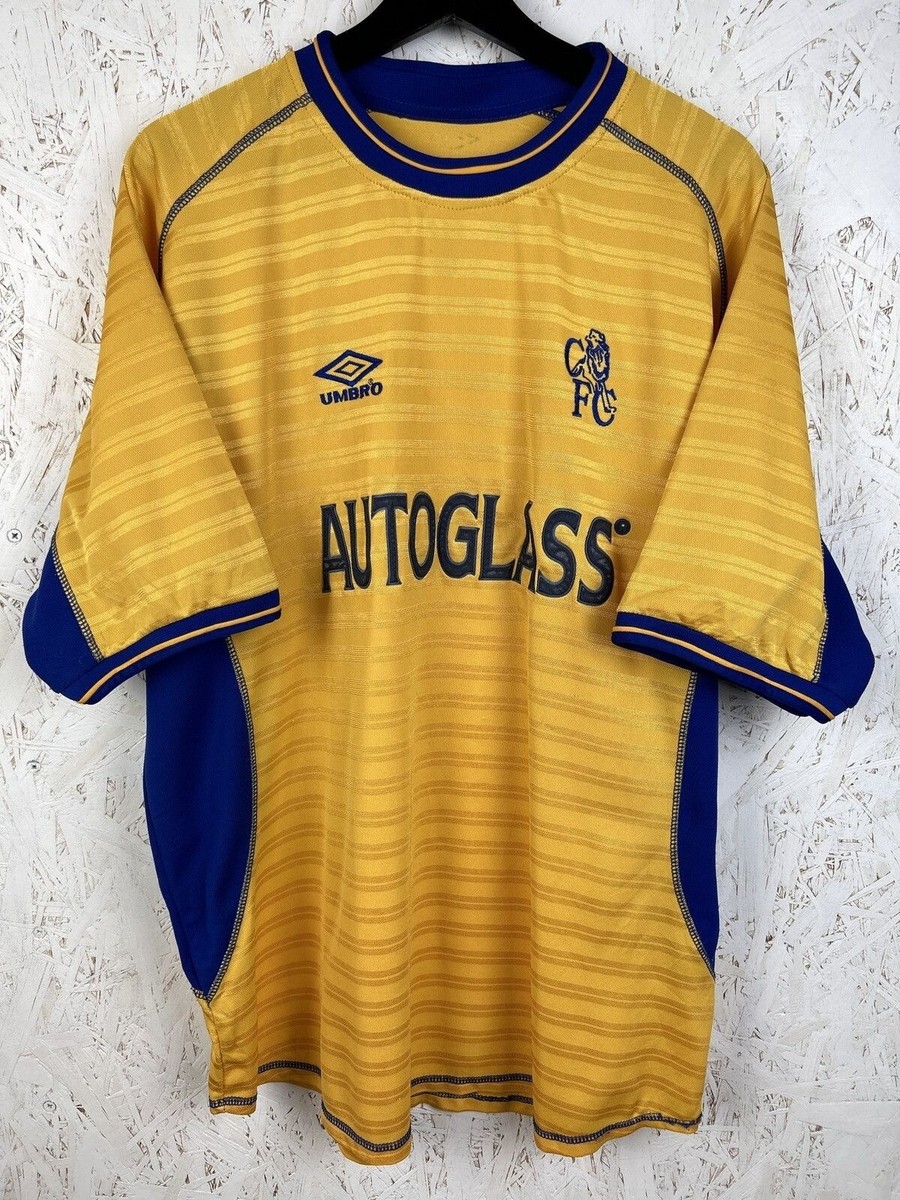 Vintage Umbro x Chelsea FC 2000/01 Away Kit Soccer Jersey Size M