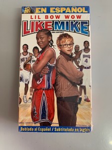New Sealed Like Mike Vhs 2002 Starring Lil Bow Wow En Espanol